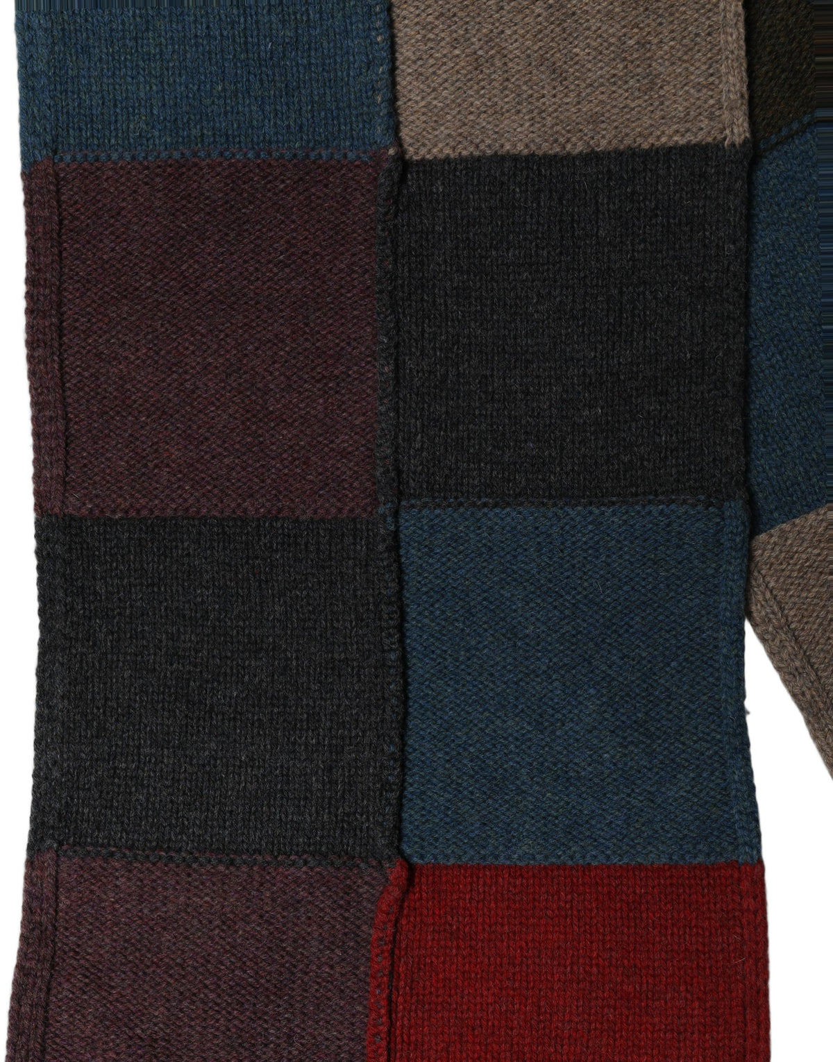 Écharpe multicolore en laine vierge