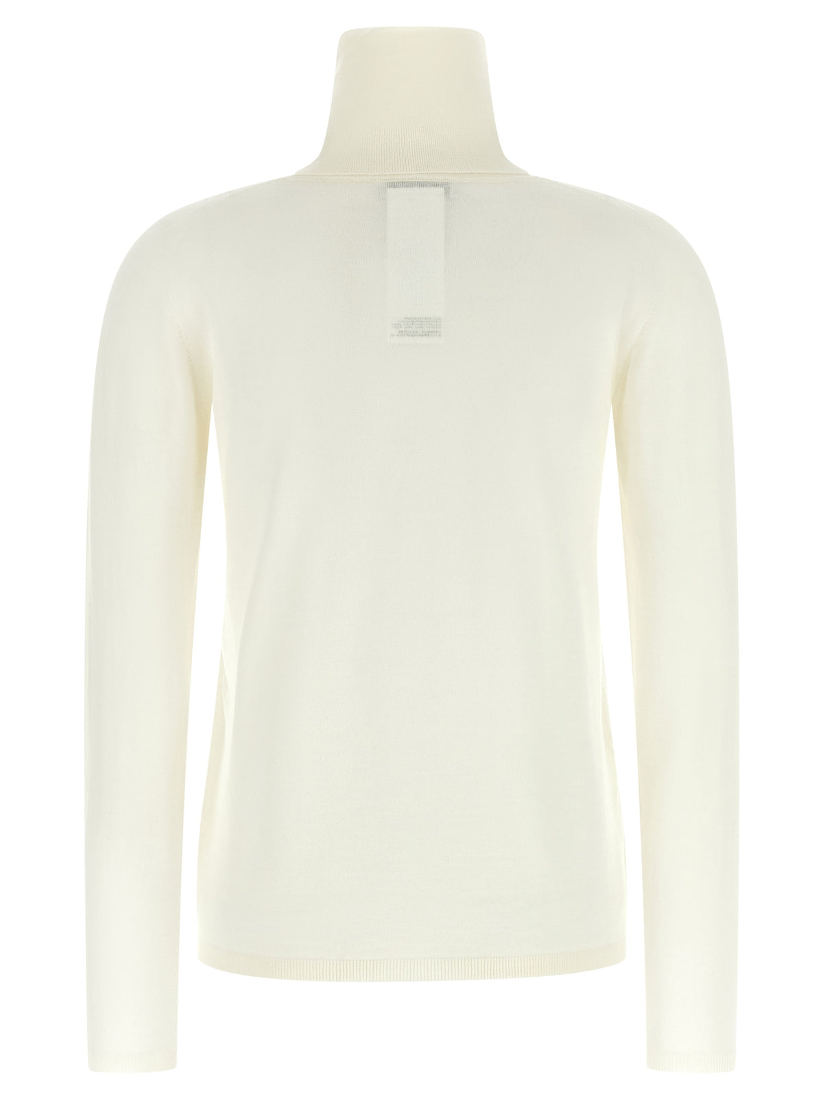 White Virgin Wool Sweater