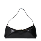 Sac à bandoulière en cuir noir