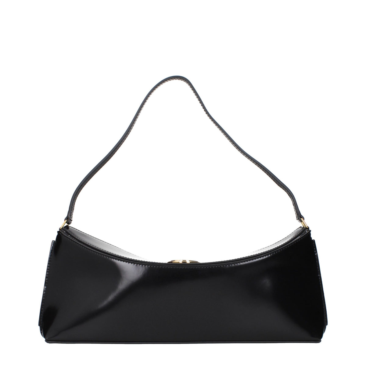 Sac à bandoulière en cuir noir