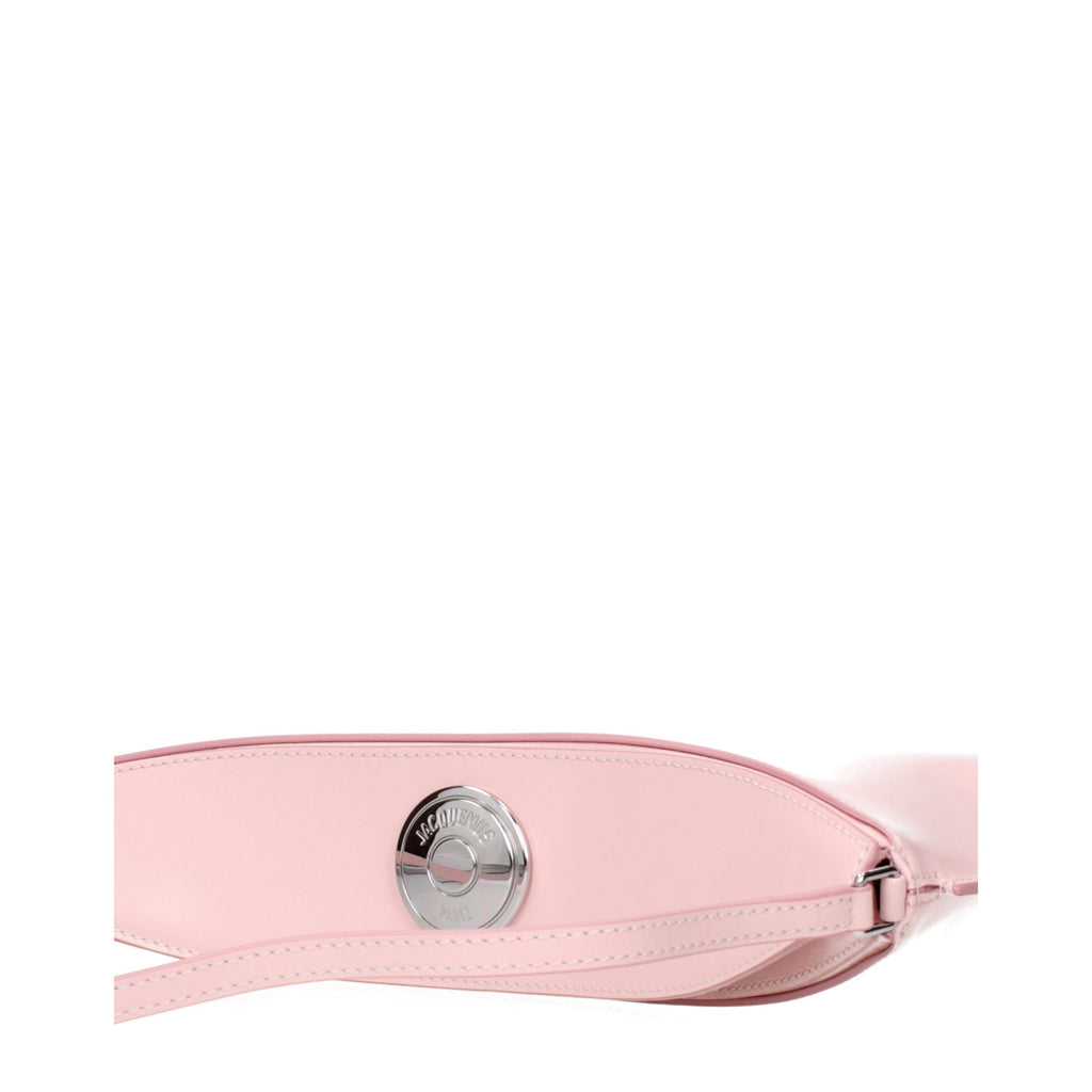 Sac à bandoulière en cuir rose
