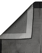 Pochette de costume noire et blanche
