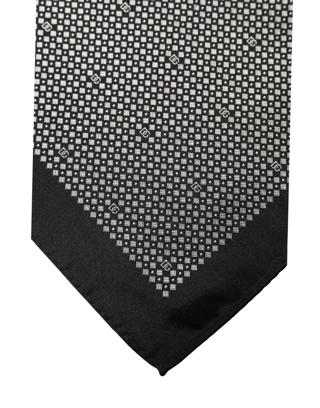 Pochette de costume noire et blanche