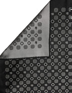 Pochette de costume noire et blanche