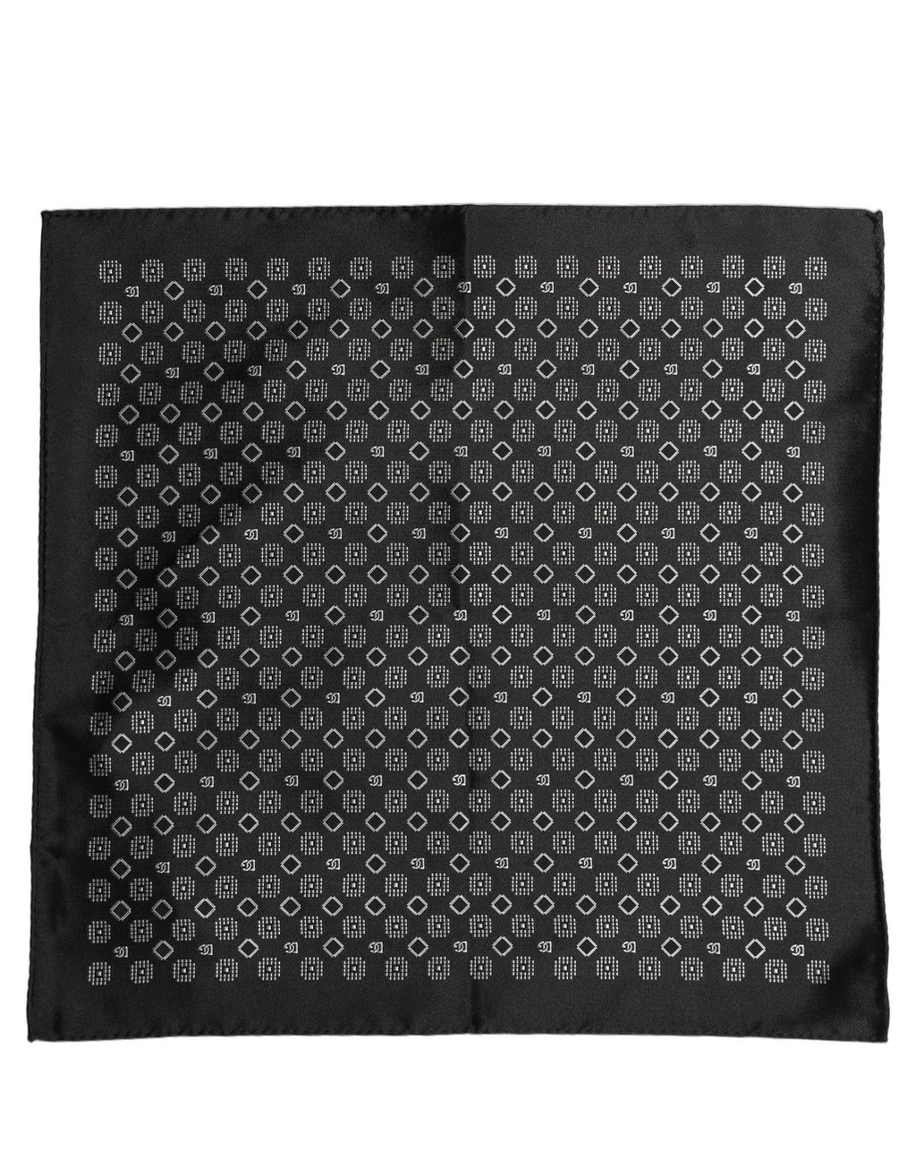 Pochette de costume noire et blanche