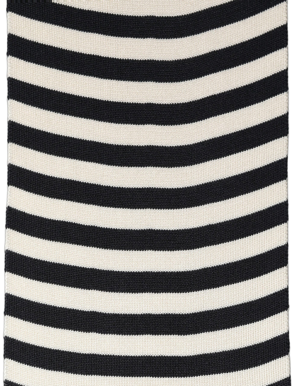 Foulard en soie noir et blanc