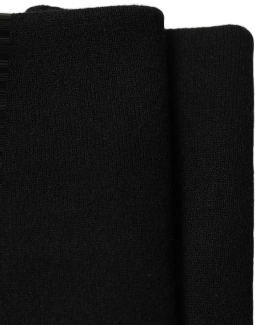 Écharpe en cachemire noire