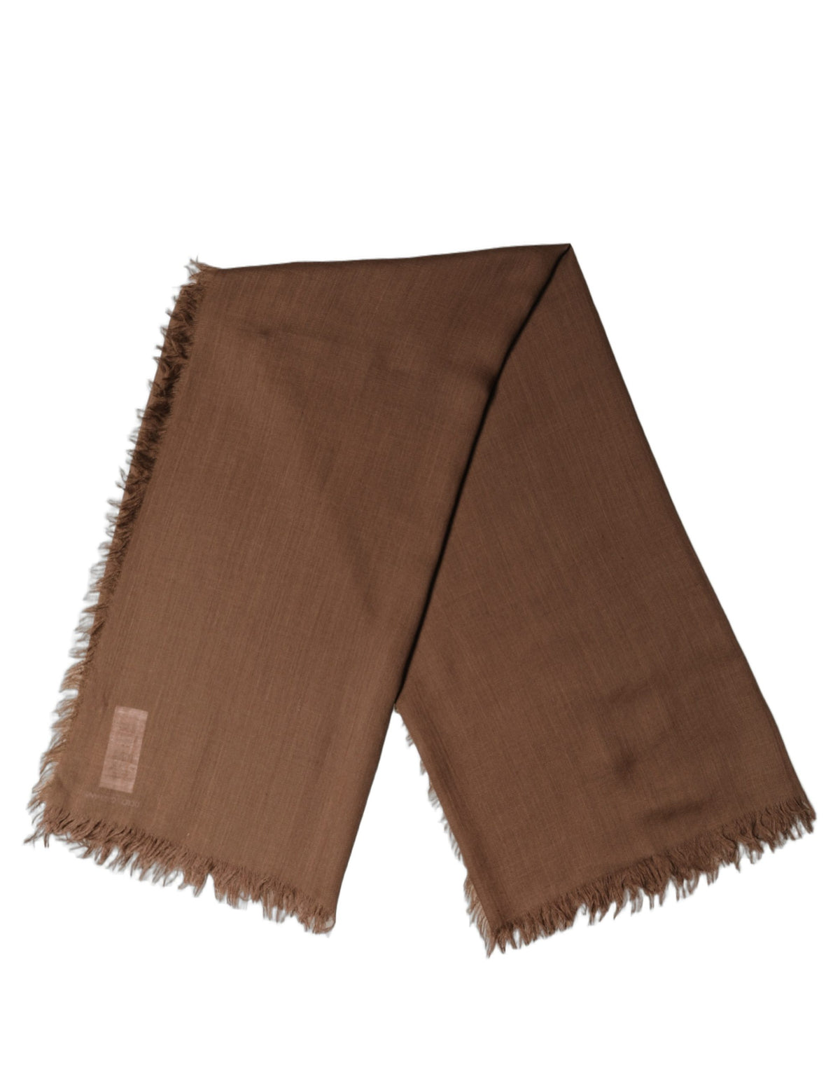 Foulard en soie marron