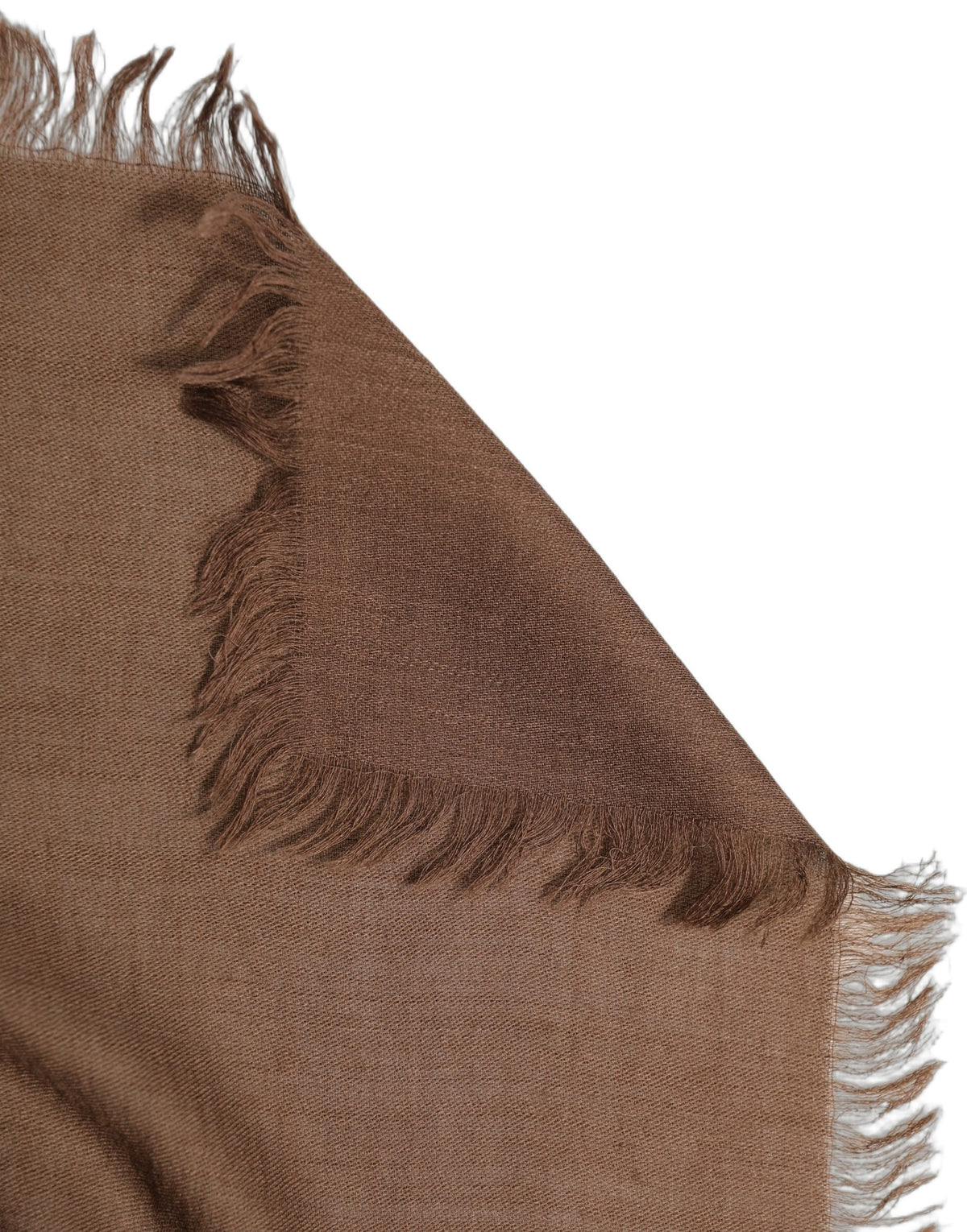Foulard en soie marron