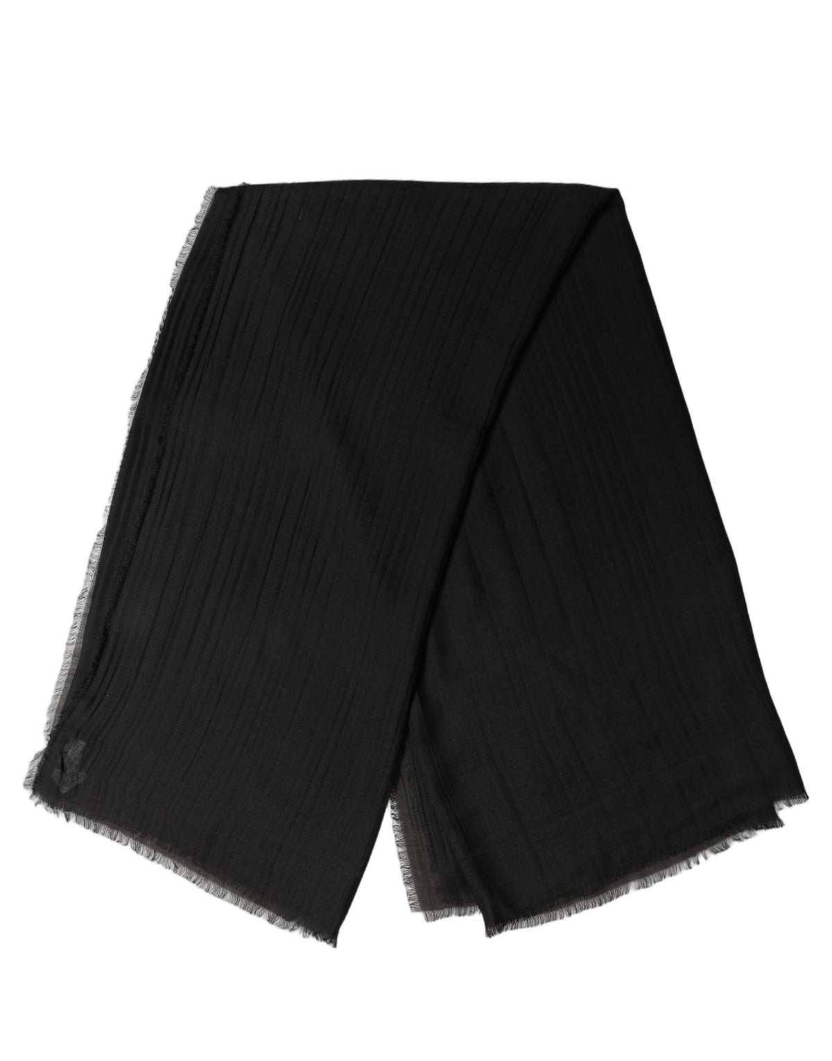 Foulard en soie noire
