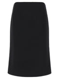 Jupe en laine noire