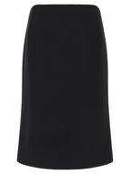 Jupe en laine noire