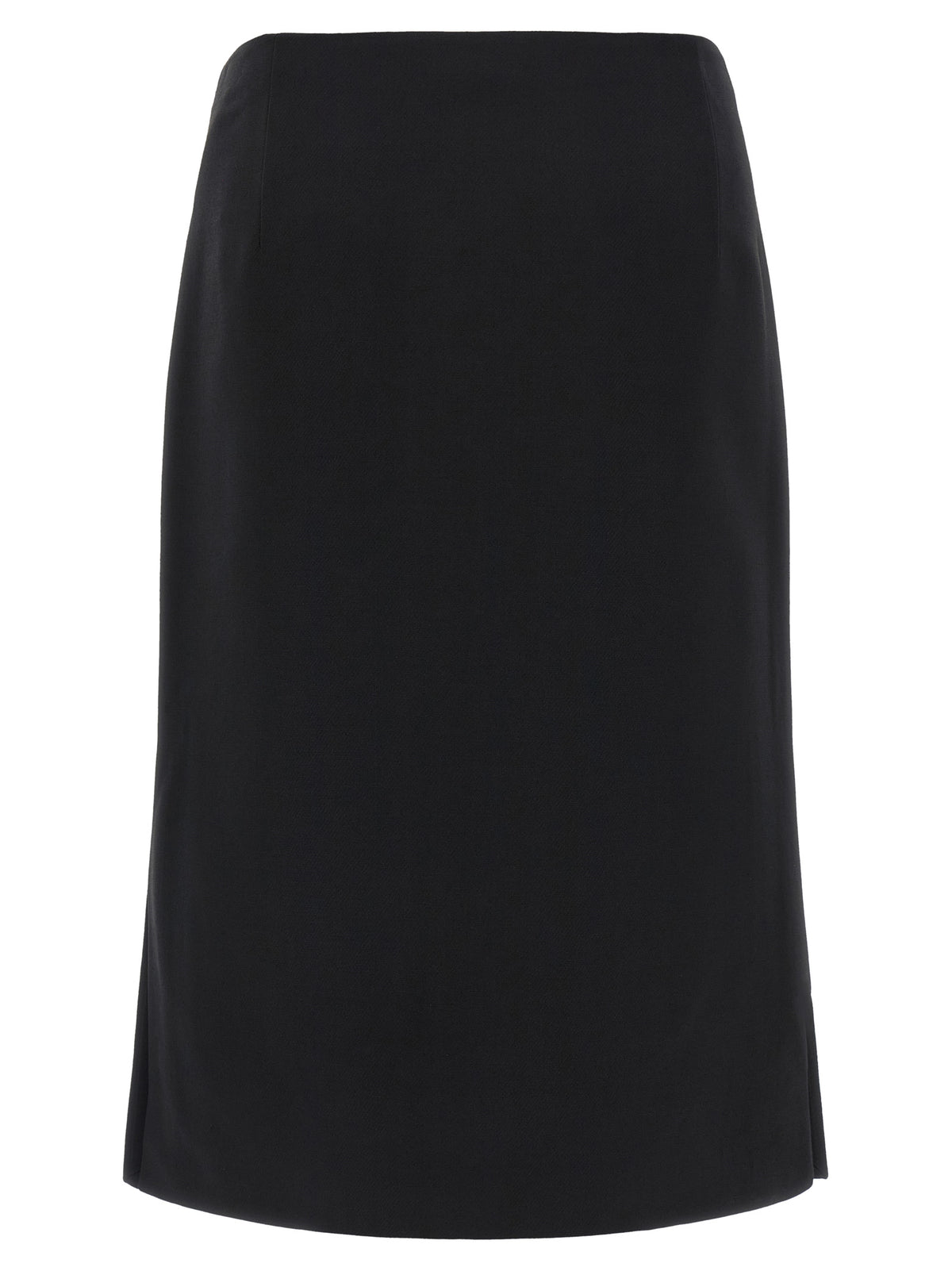Jupe en laine noire