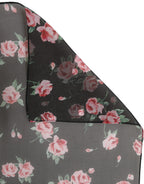 Foulard en soie noire