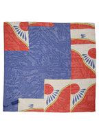 Foulard en soie multicolore
