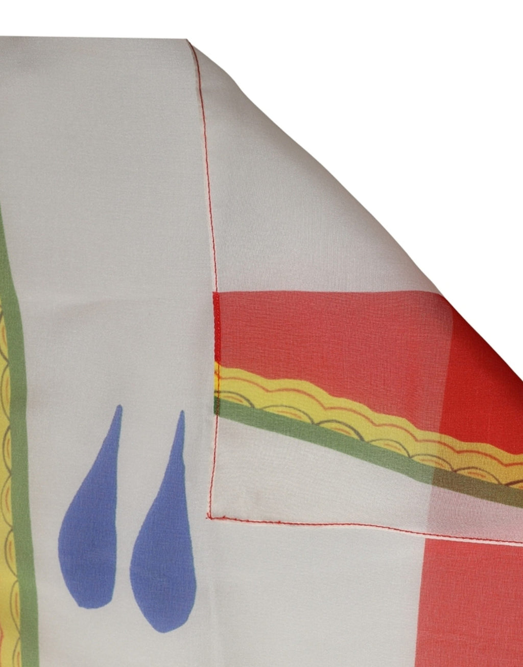 Foulard en soie multicolore