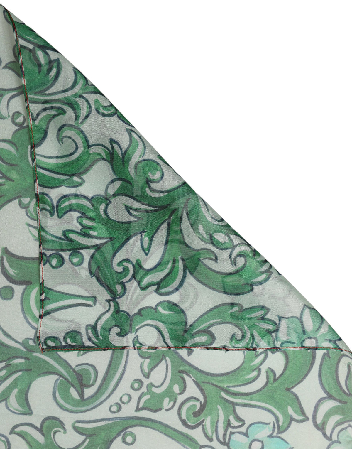 Foulard en soie vert
