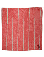 Foulard en soie rouge