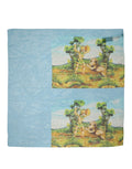 Foulard en soie bleu clair