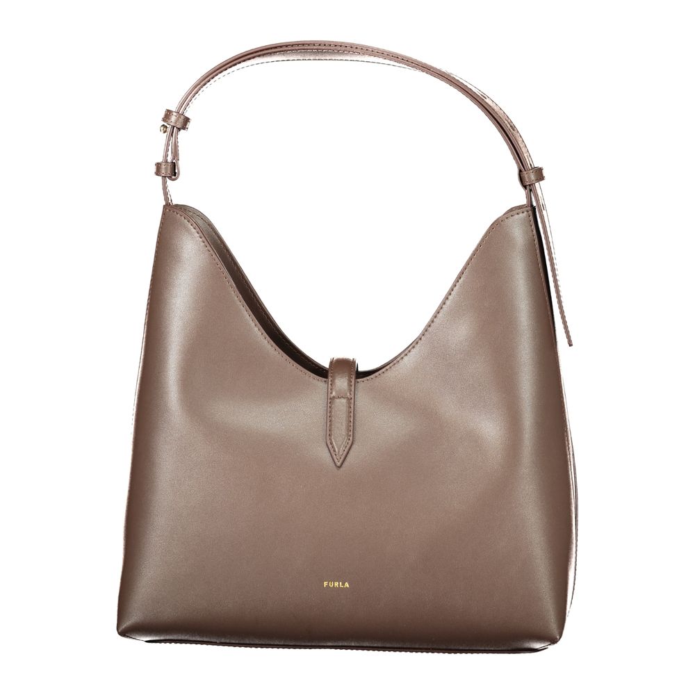 Sac à main en cuir marron