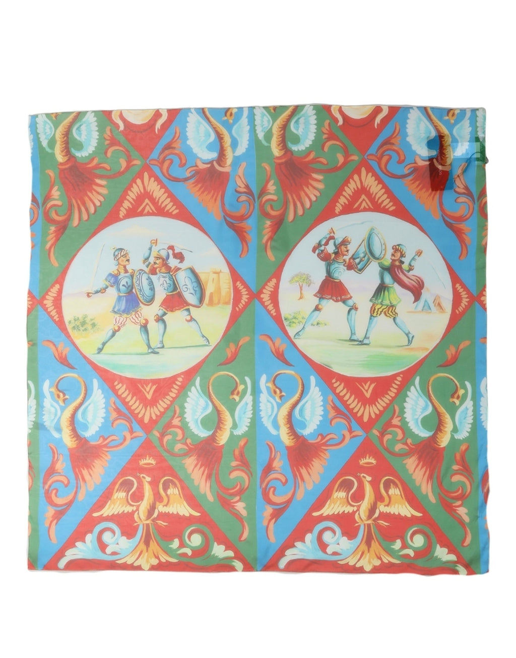Multicolour Silk Scarf