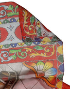 Foulard en soie rouge