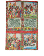 Foulard en soie multicolore