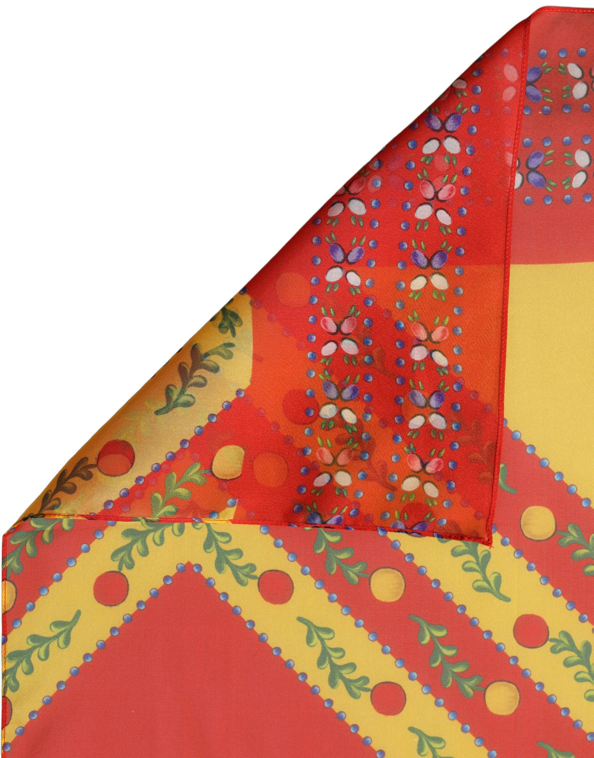 Multicolour Silk Scarf