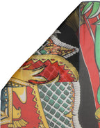 Foulard en soie multicolore
