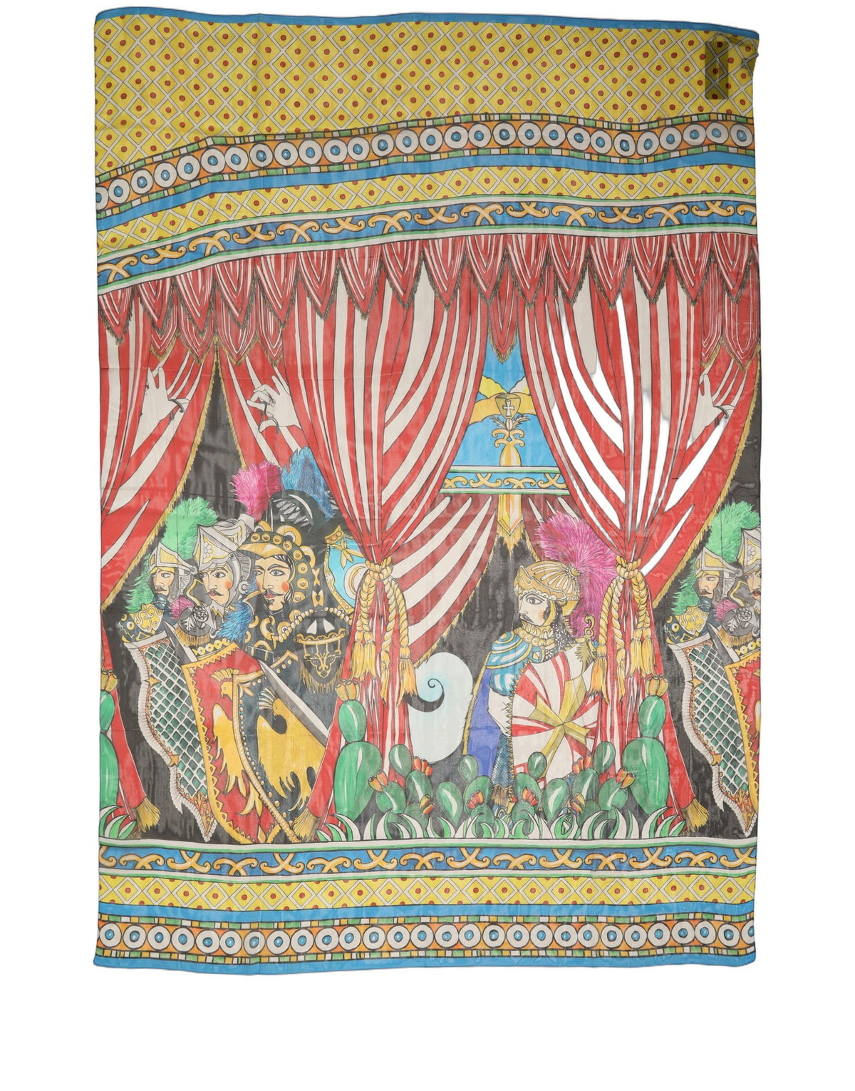 Multicolour Silk Scarf