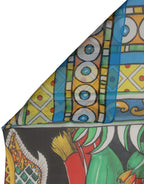 Multicolour Silk Scarf