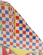 Foulard en soie multicolore