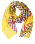 Foulard en soie multicolore