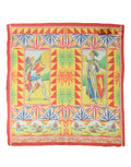 Foulard en soie multicolore
