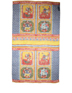 Foulard en soie multicolore