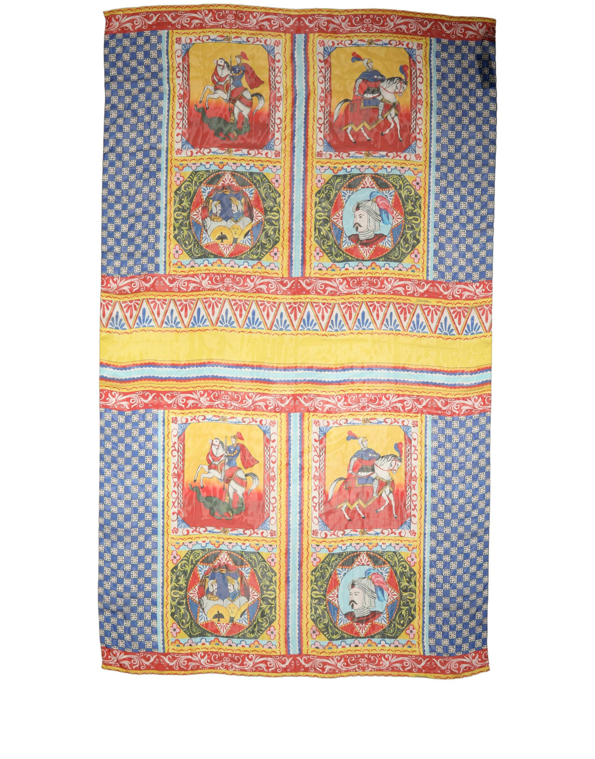 Multicolour Silk Scarf