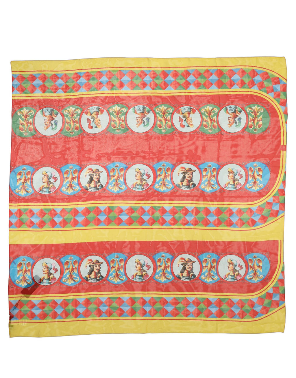 Foulard en soie multicolore
