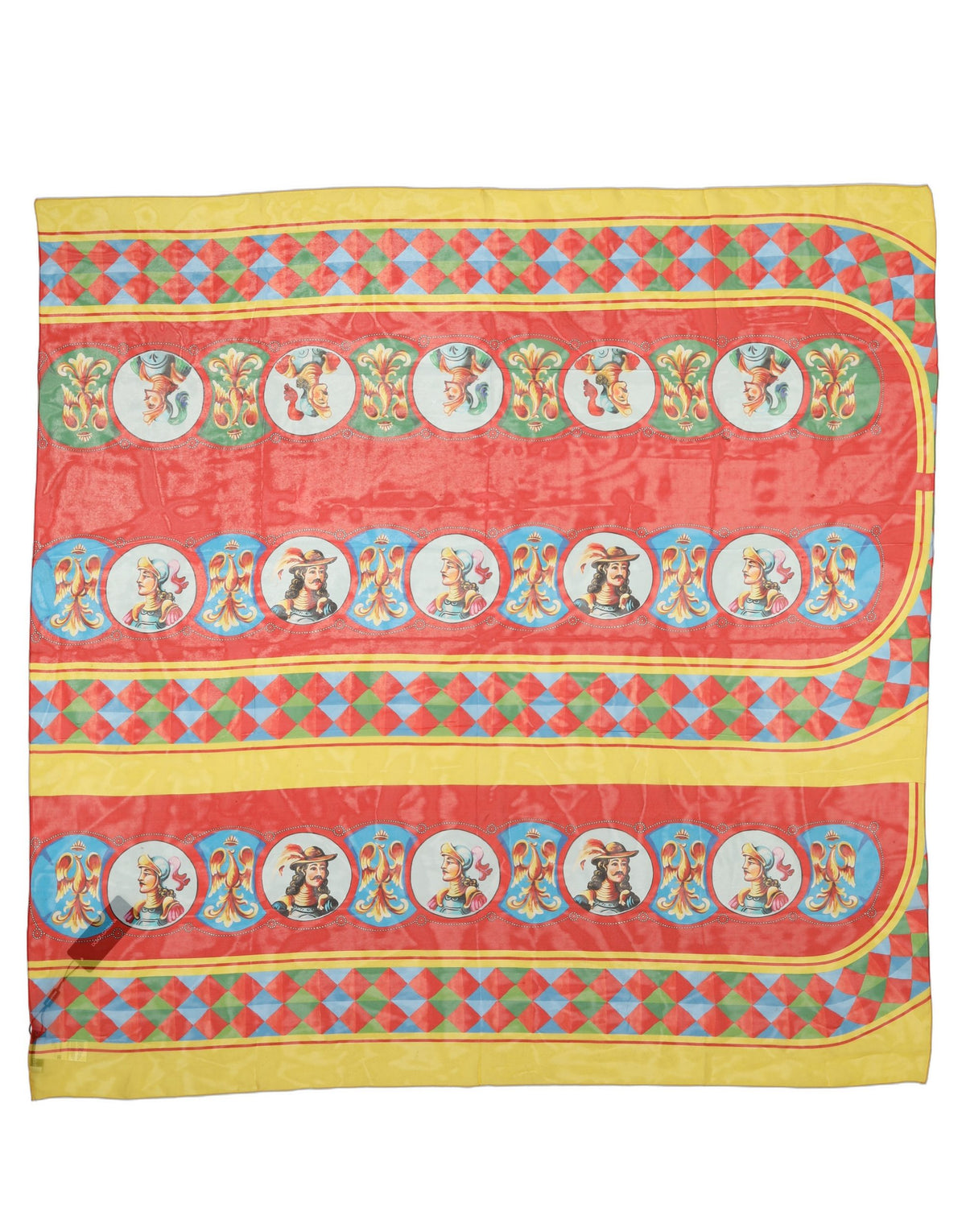 Foulard en soie multicolore