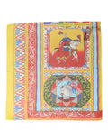 Foulard en soie multicolore