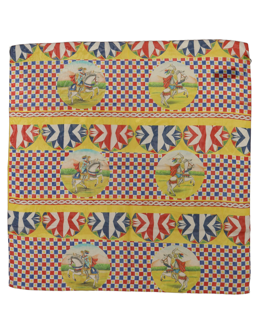 Foulard en soie multicolore