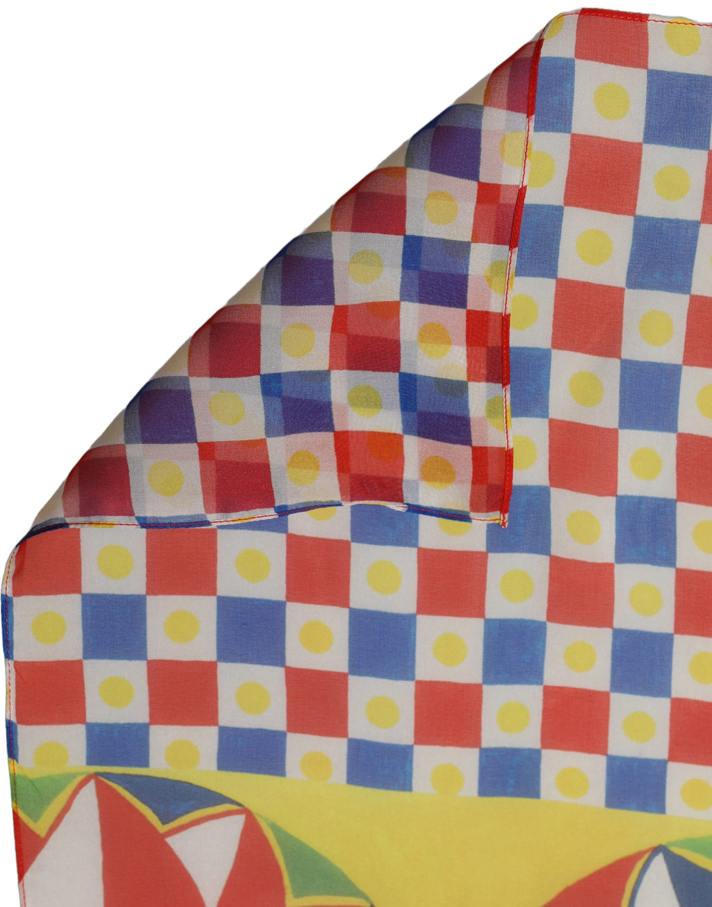 Foulard en soie multicolore