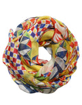 Foulard en soie multicolore