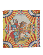 Foulard en soie multicolore