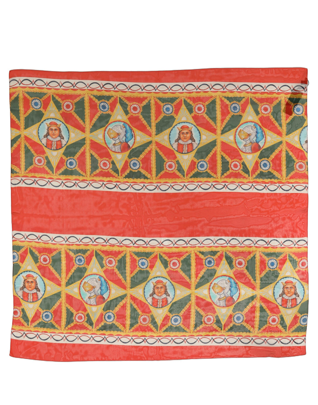 Foulard en soie multicolore
