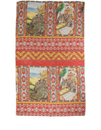 Foulard en soie multicolore