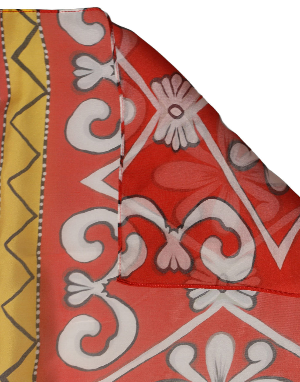 Foulard en soie multicolore