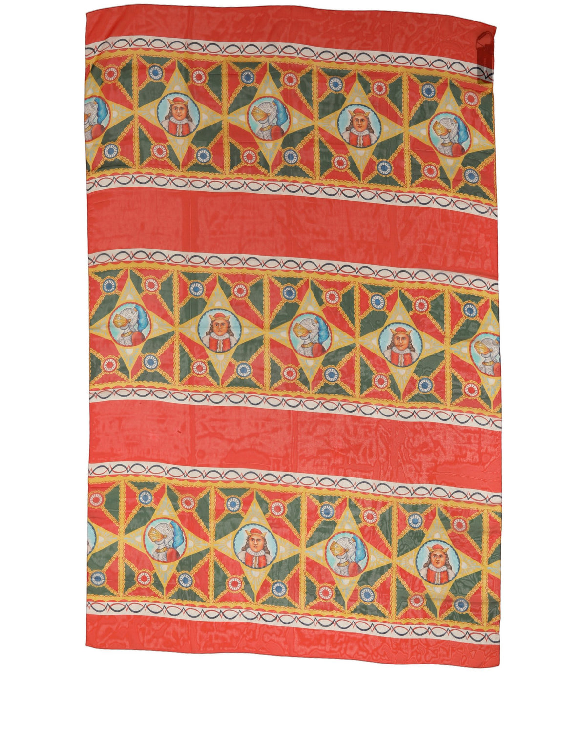 Foulard en soie multicolore