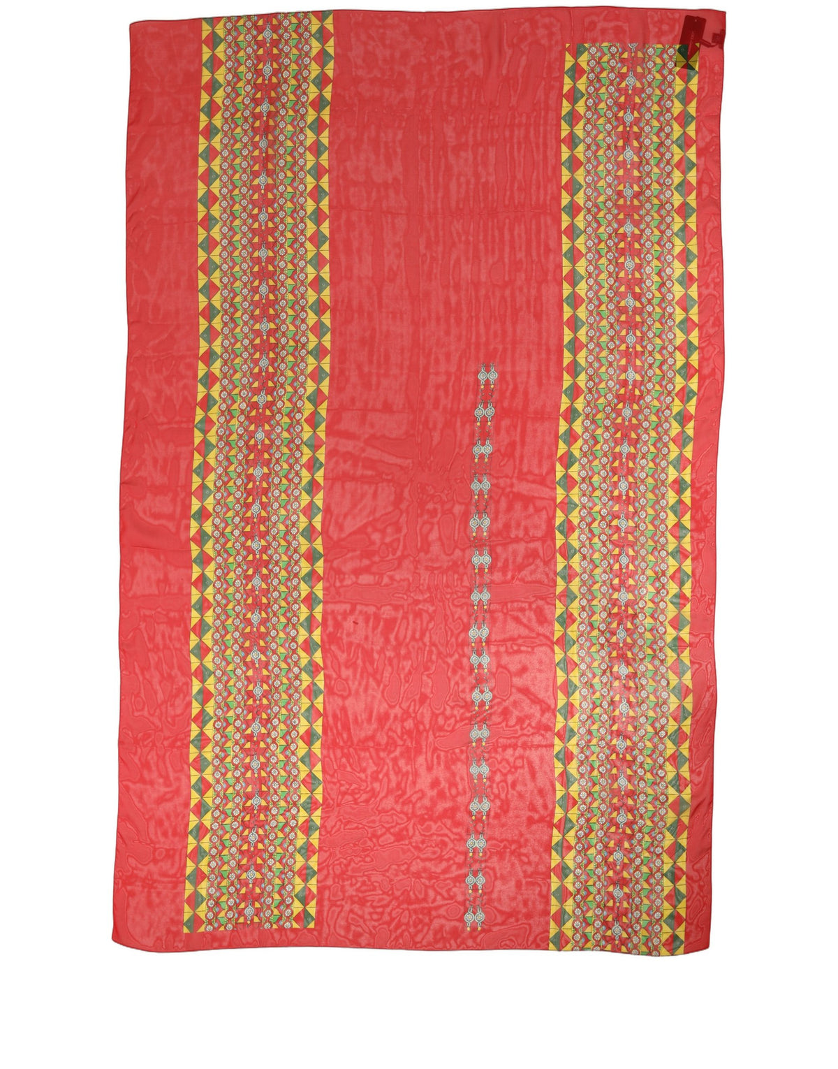 Foulard en soie rouge