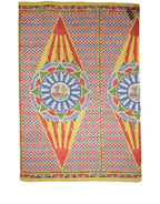 Foulard en soie multicolore