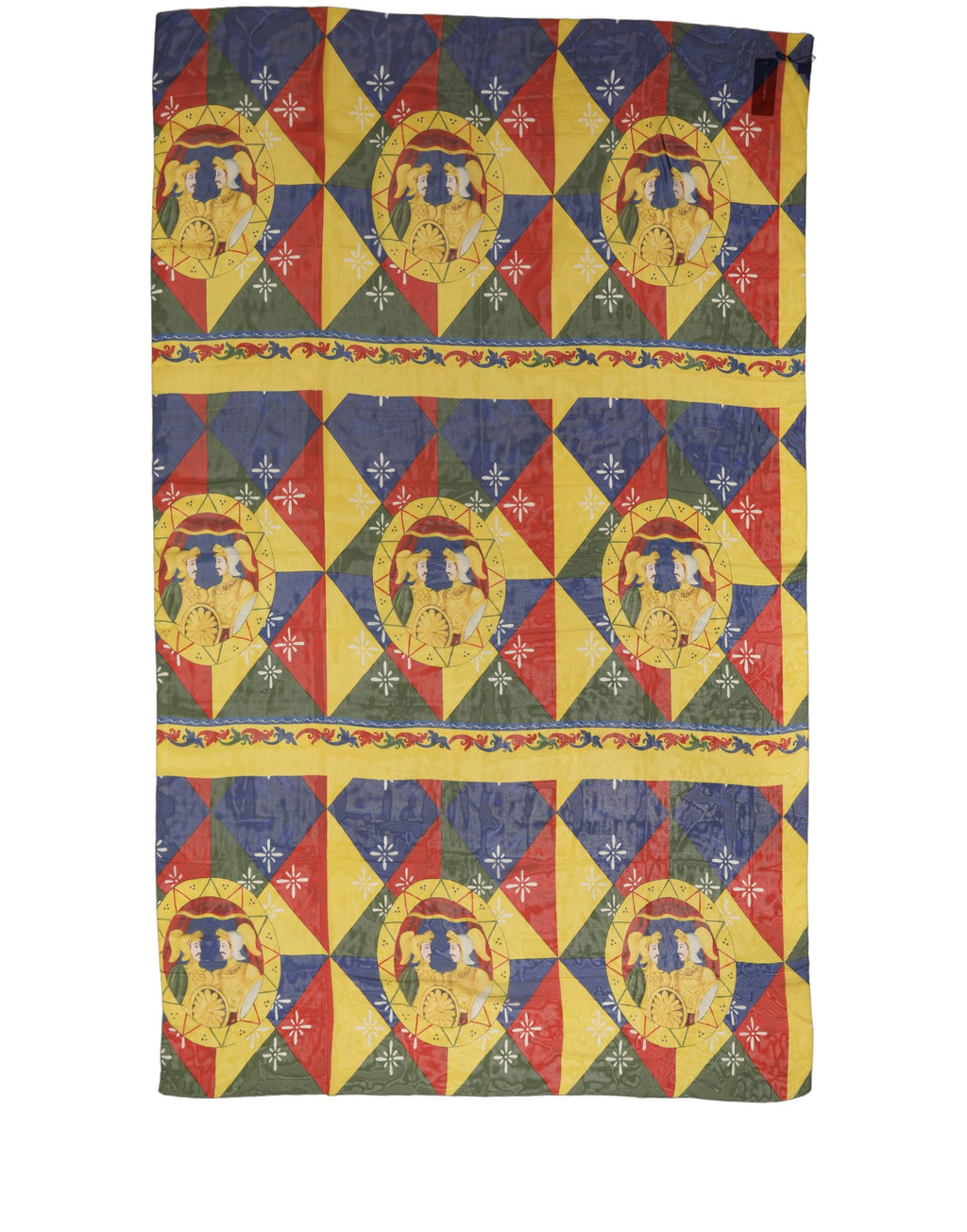 Foulard en soie multicolore